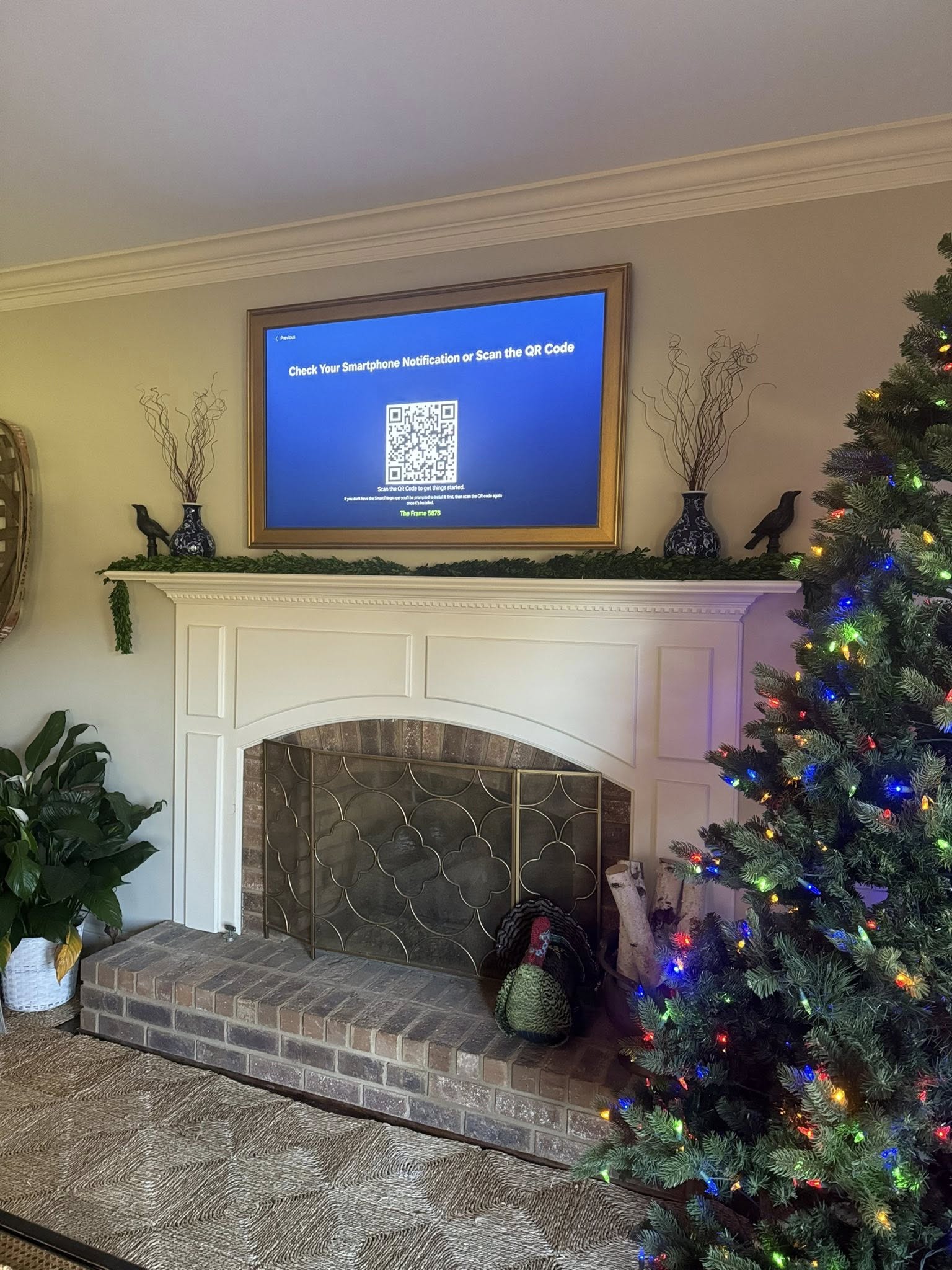 Samsung Frame TV installation by Hide Ur Wires