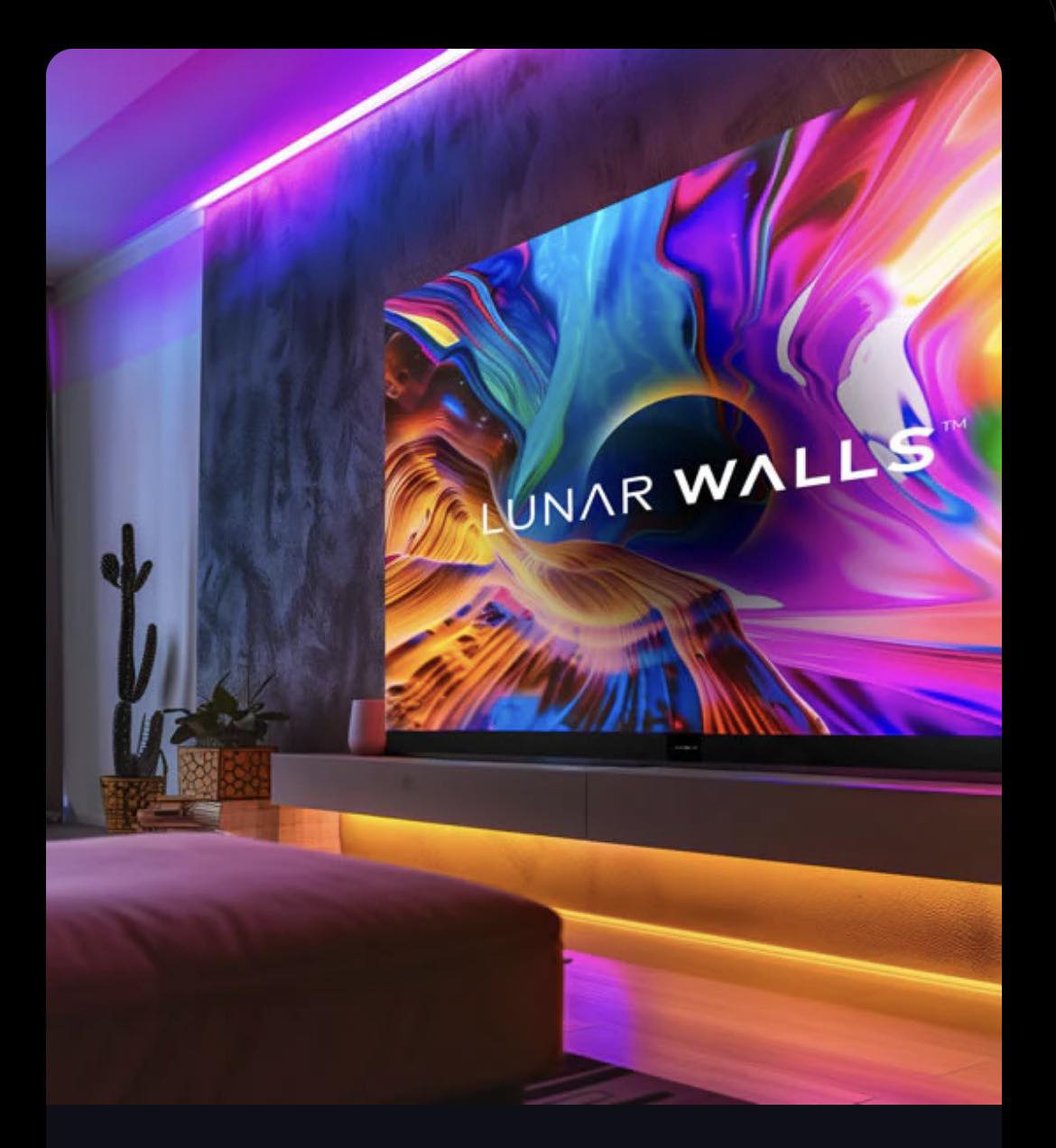 LED video wall installation by Hide Ur Wires